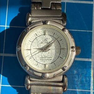 Roma Silver Smartwatch with Sapphire Coating- functioning new battery